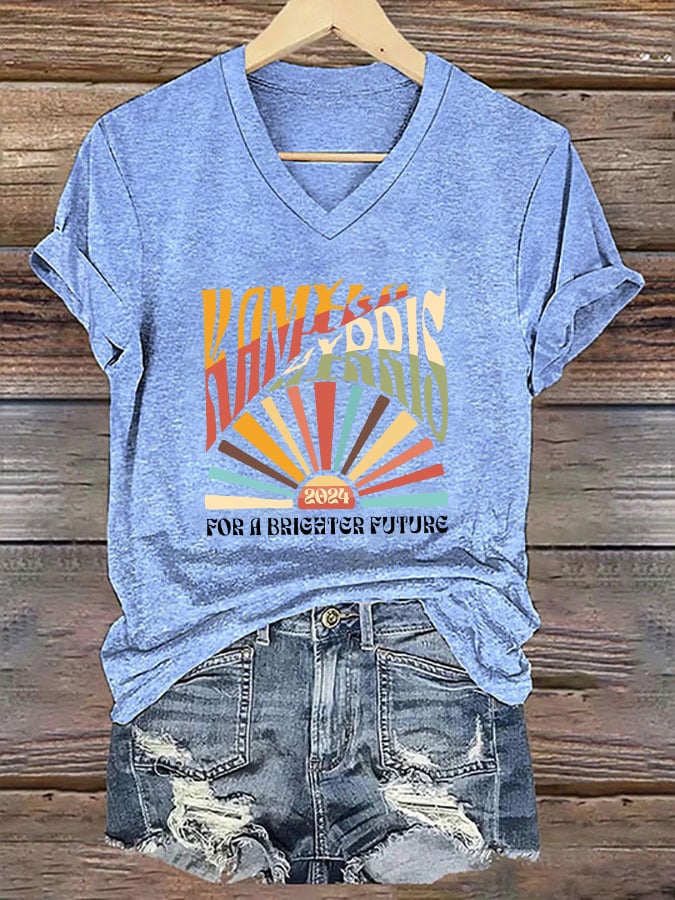 Women's For A Brighter Future Rainbow Print T-shirt