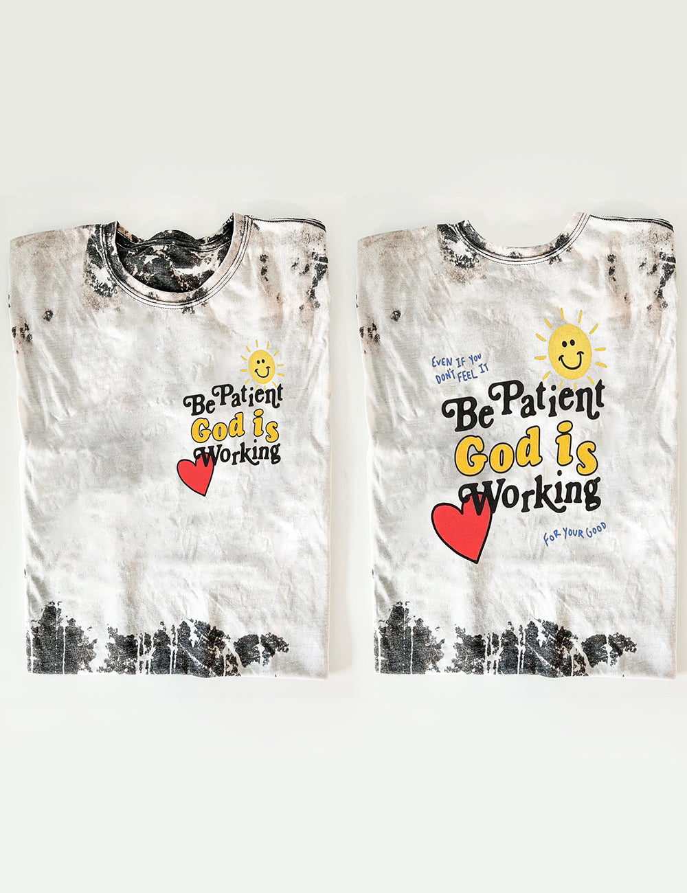 Women's Be Patient God Is Working Print T-Shirt