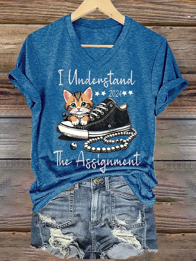 Women's I Understand The Assignment Print T-shirt