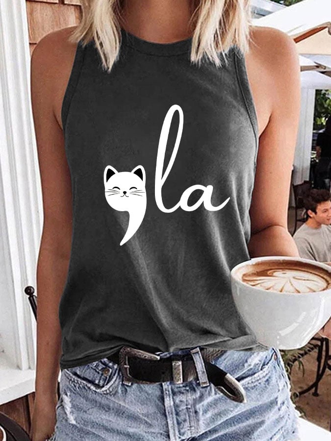Women's "Childless Cat Lady La" Tank Top