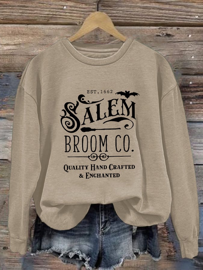 Women's Salem Broom Co. Printed Sweatshirt
