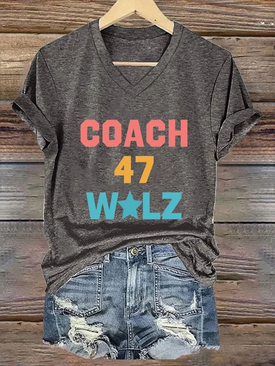 Women's The Coach 47 Print T-Shirt