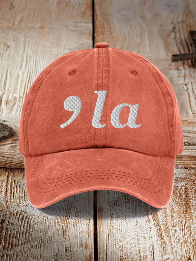 Comma La Print Vintage Hat