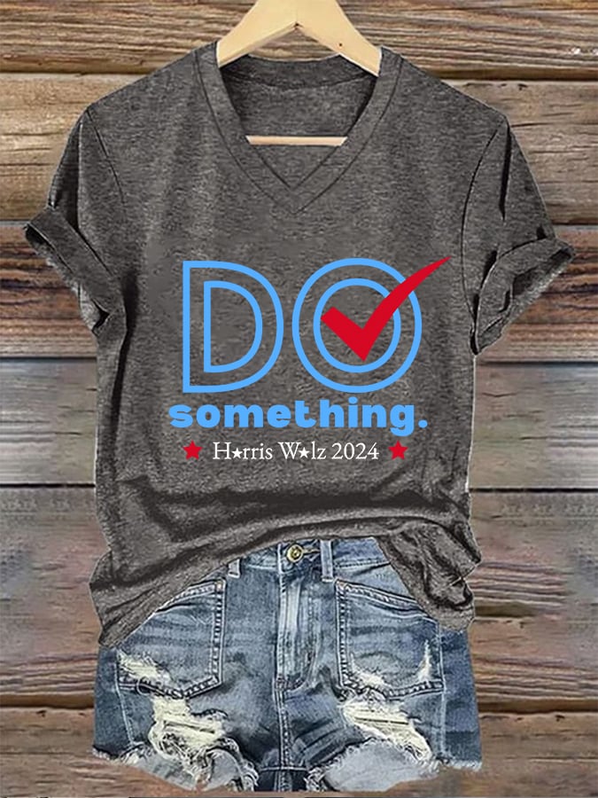 Women's Do Something 2024 Print T-Shirt