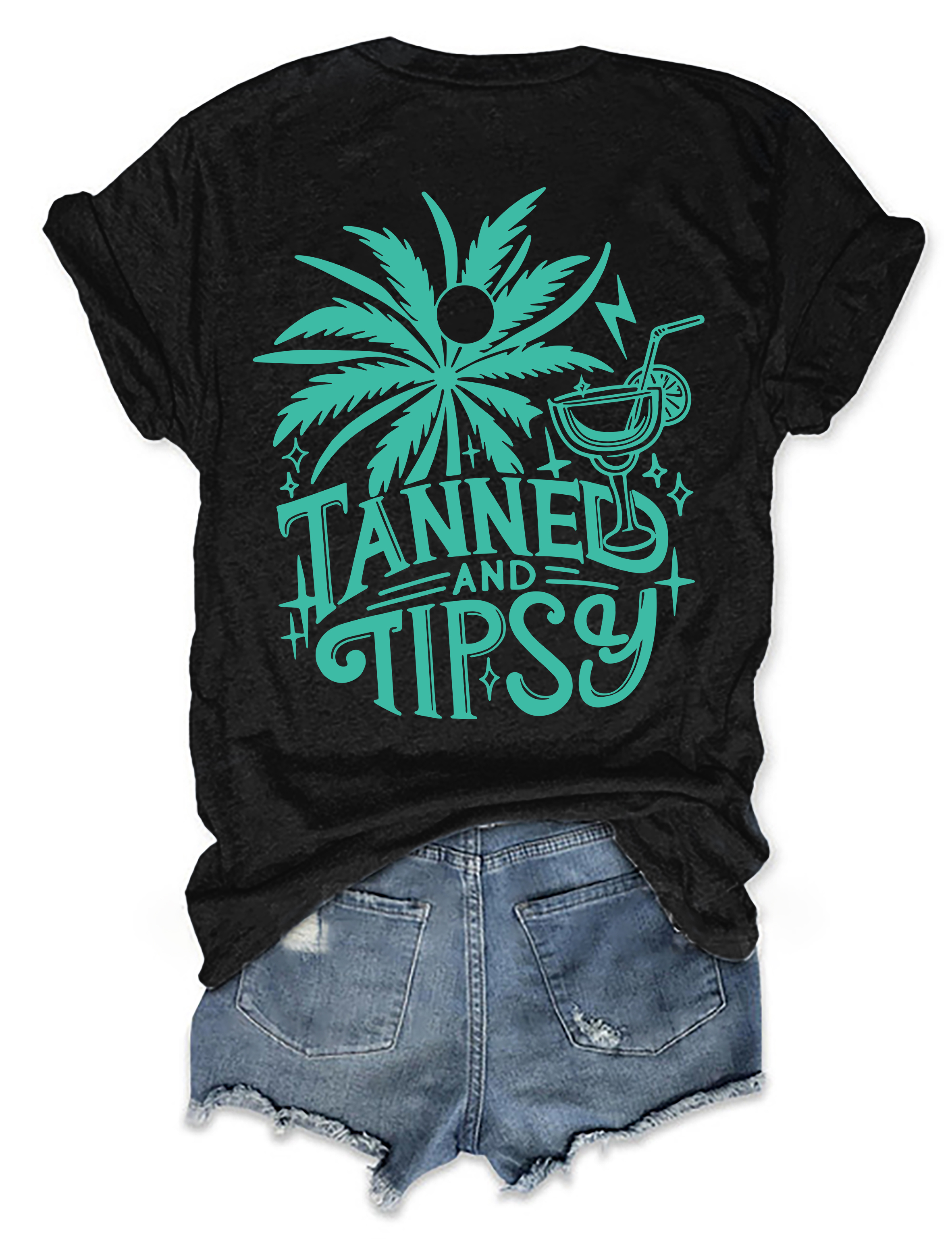 Tanned And Tipsy Beach Summer T-shirt