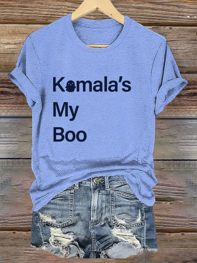 Women's Kamala's My Boo Print T-Shirt
