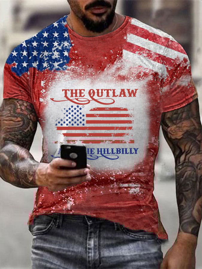 Men's The Outlaw and The Hillbilly Print T-Shirt