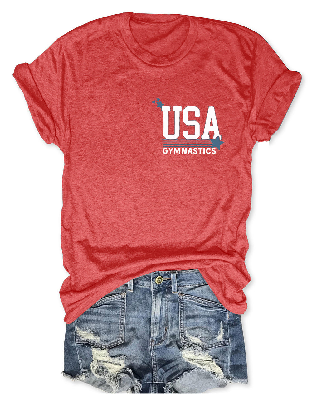 Women's USA Gymnastics Print T-Shirt