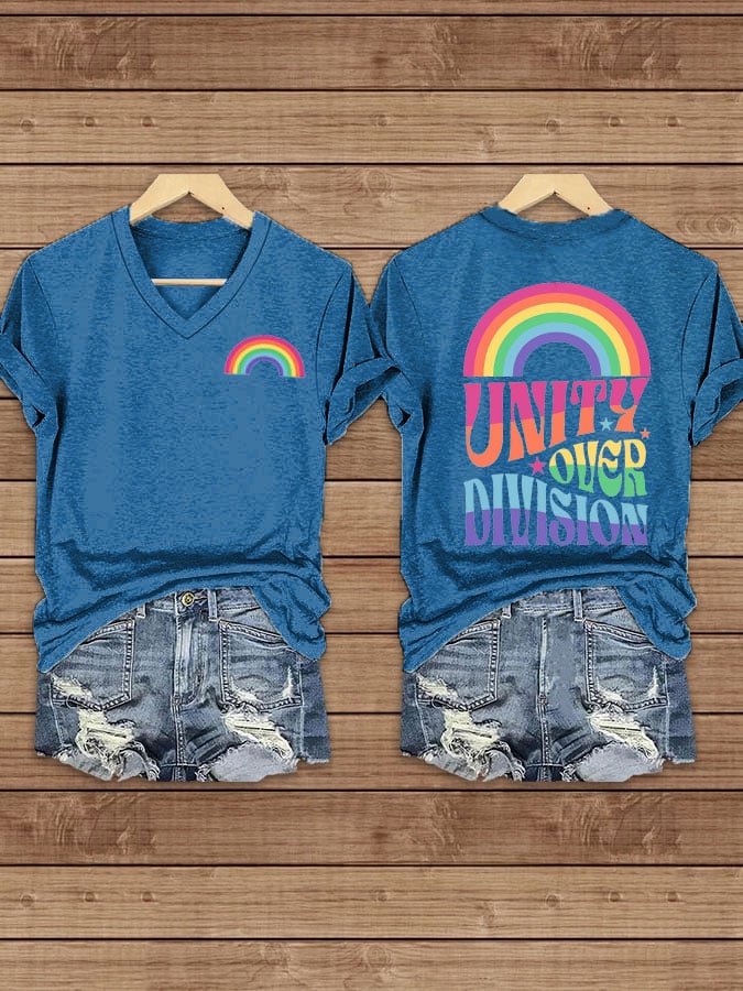 Women's Unity Over Division Print T-shirt
