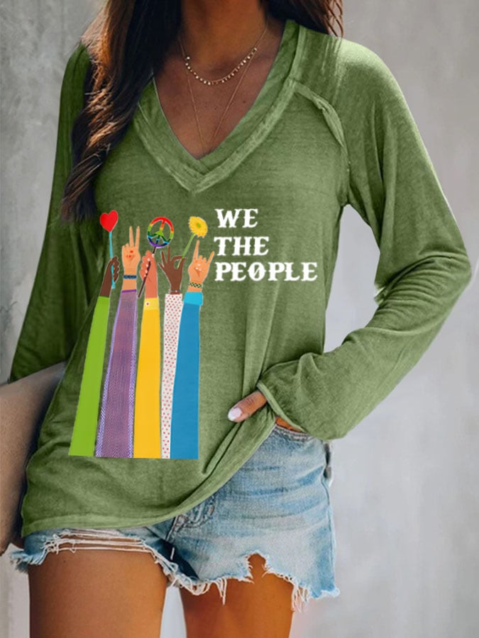 Women'S We The People Peace Printed T-Shirt