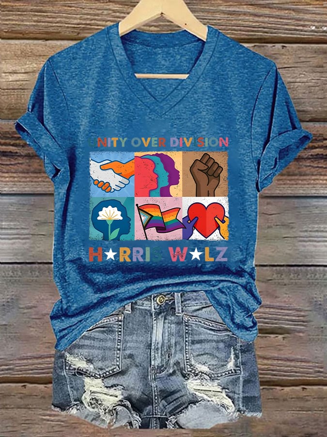 Women's Unity Over Division Print T-Shirt