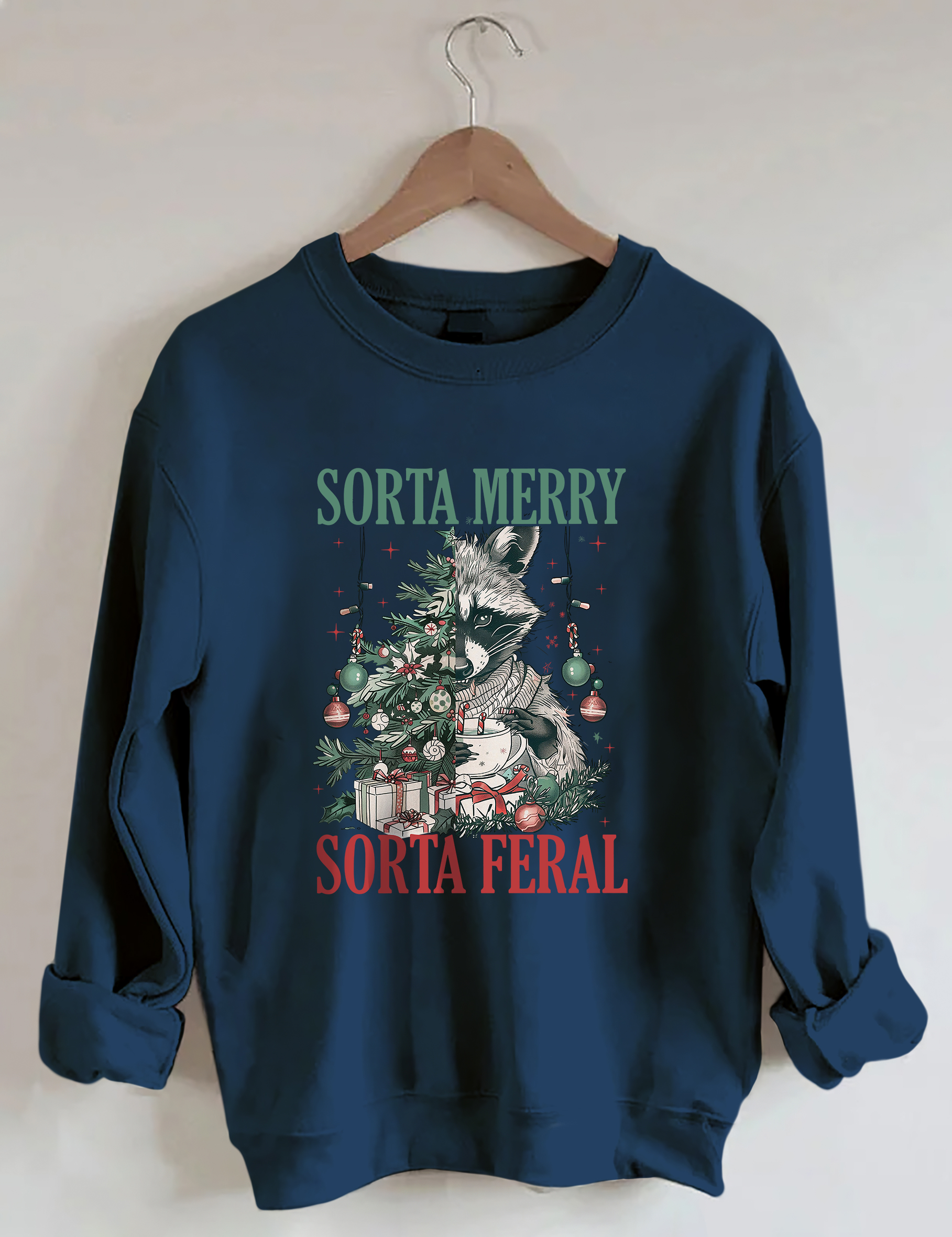 Sorta Merry Sorta Feral Sweatshirt
