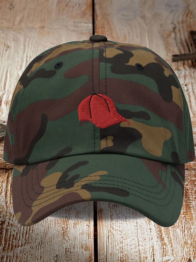 Camouflage Red Hat print Baseball Cap