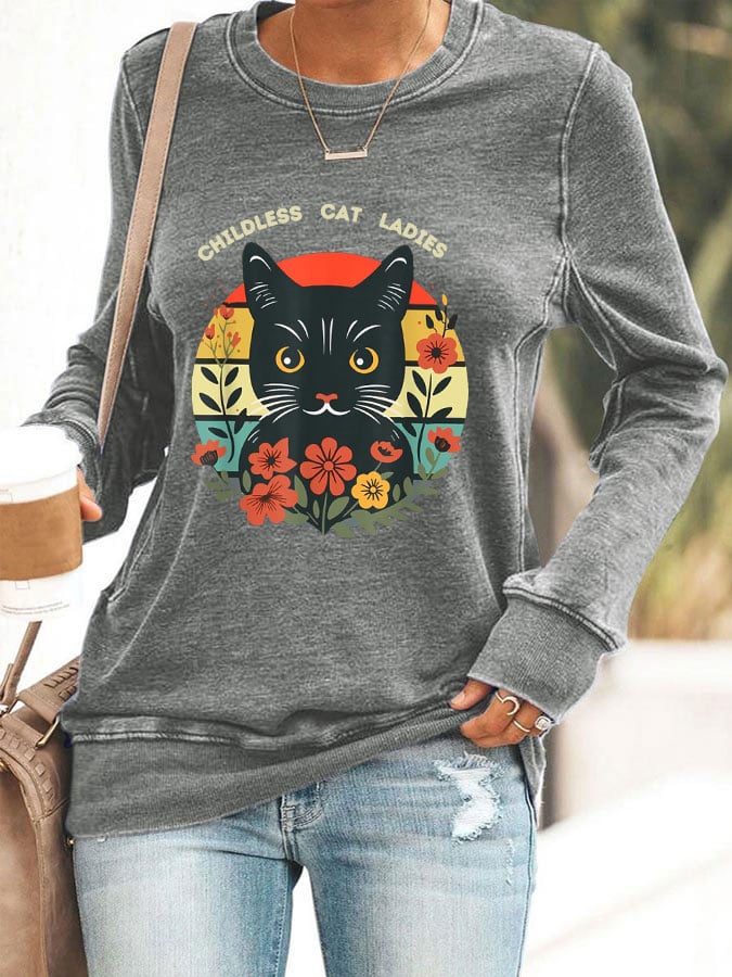 Women's Childless cat ladies sweatshirt