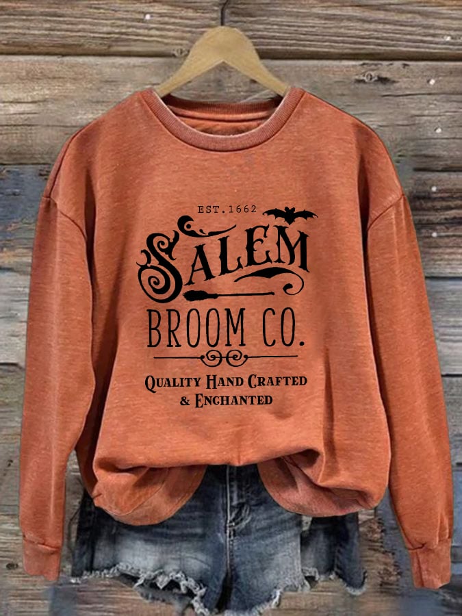 Women's Salem Broom Co. Printed Sweatshirt