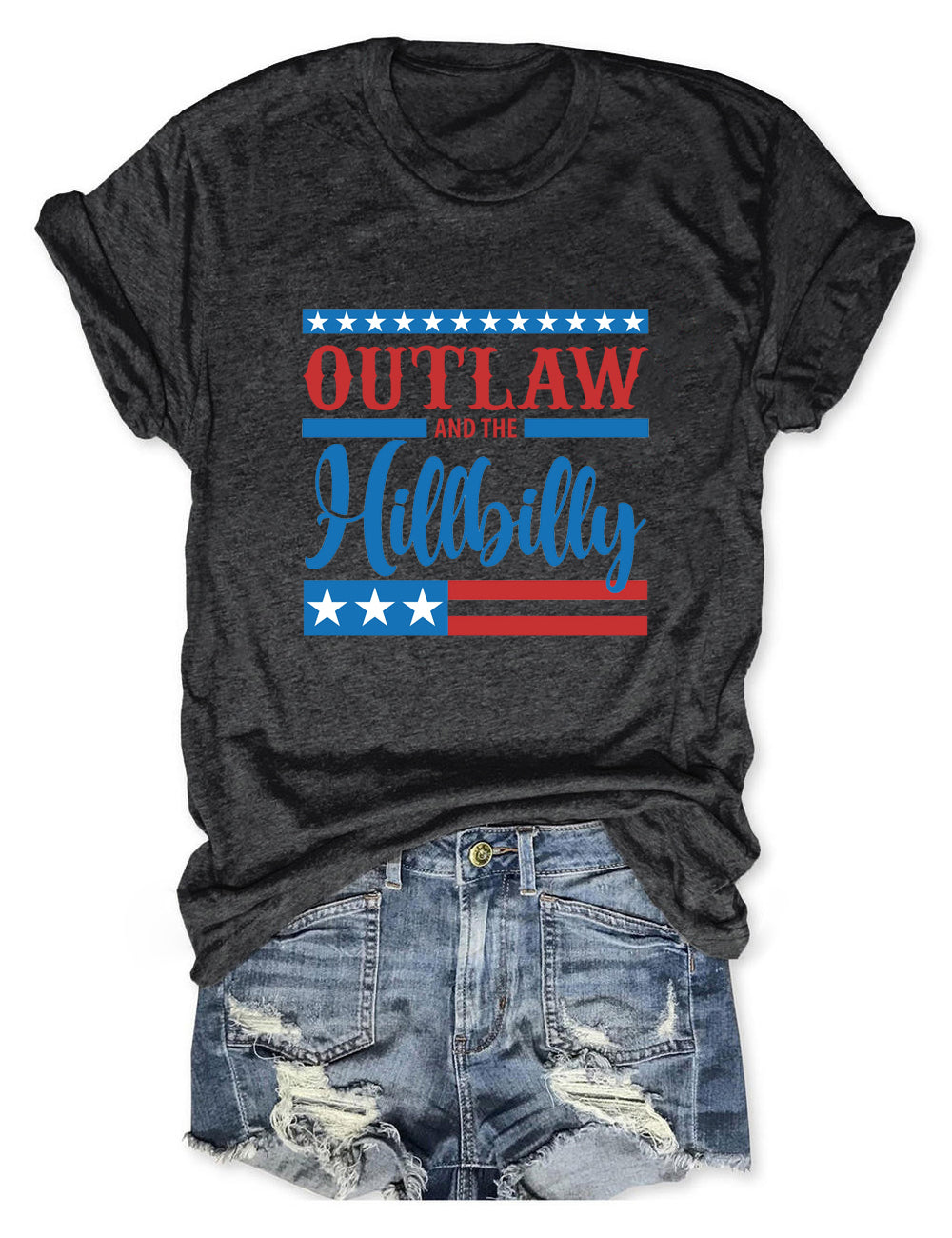 Women's Outlaw And The Hillbilly Print T-Shirt