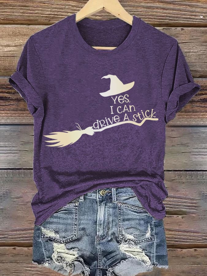 Women's Halloween Print Casual T-Shirt