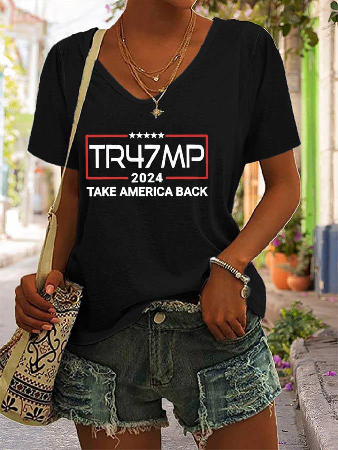 Women's TR47MP V-Neck Tee