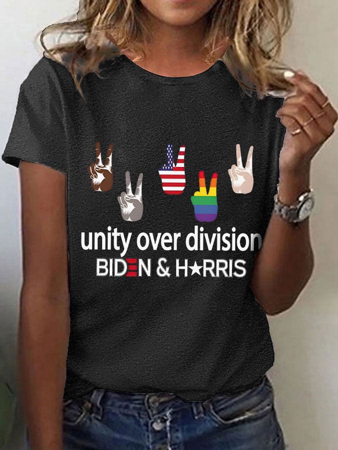 Women's Unity Over Division Casual T-Shirt