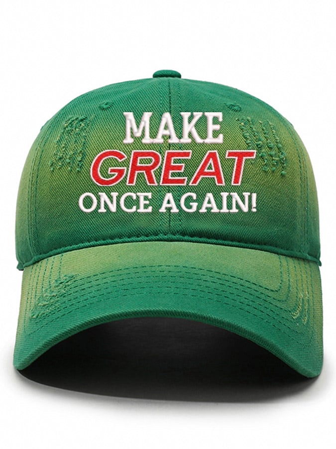 Unisex Make Great Once Again  Print Baseball Cap
