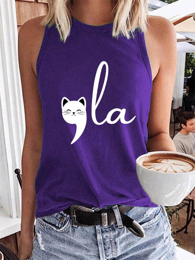 Women's "Childless Cat Lady La" Tank Top