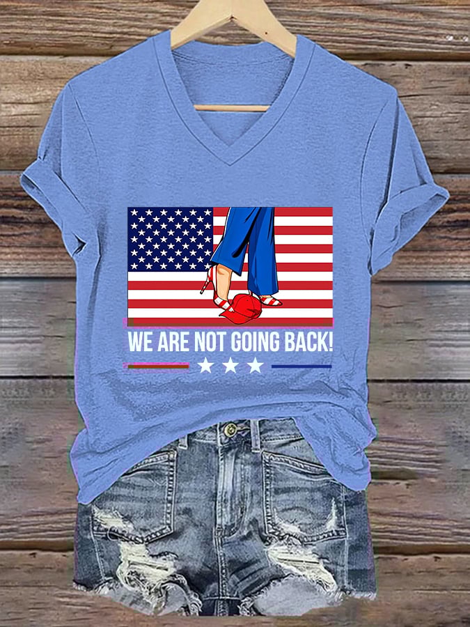 Women's We're Not Going Back Print T-Shirt