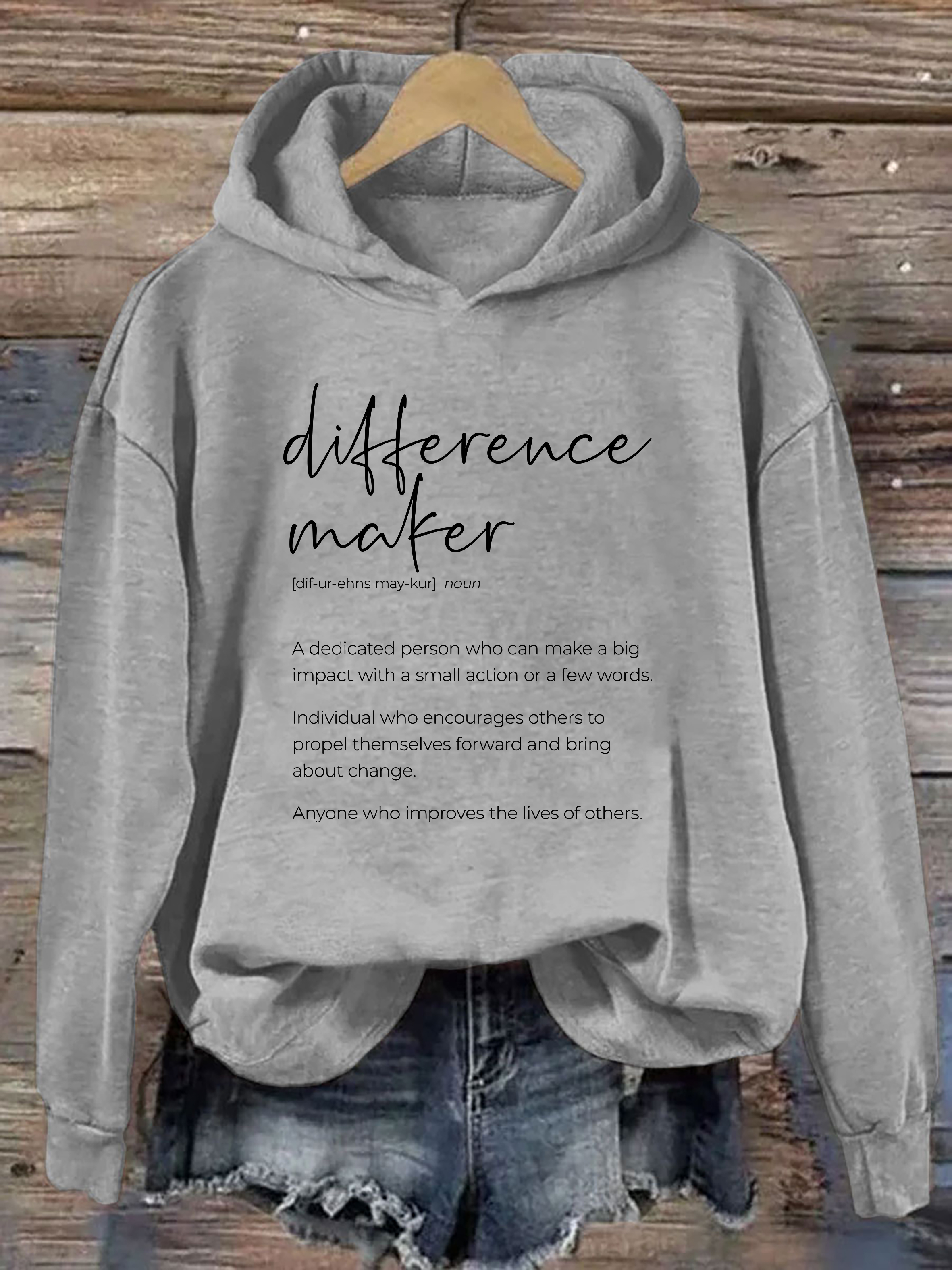 Difference Maker Definition Hoodie