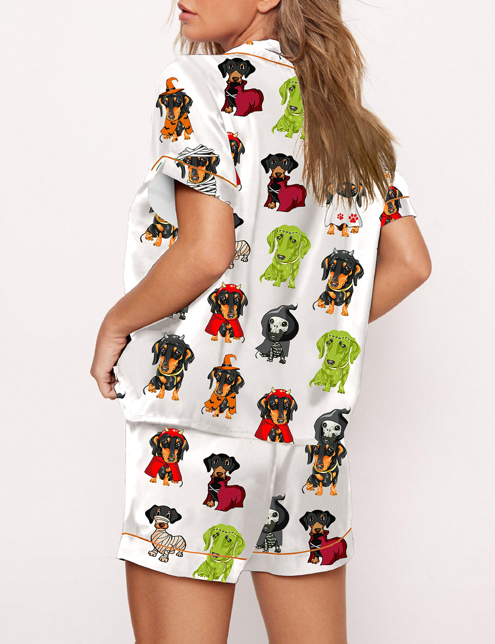 Women's Cute Dog Print Pajama Set