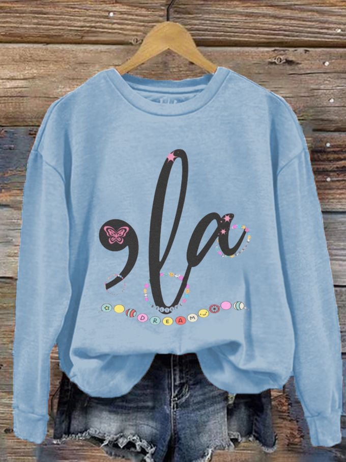 Women's Bracelets For La Printed Sweatshirt