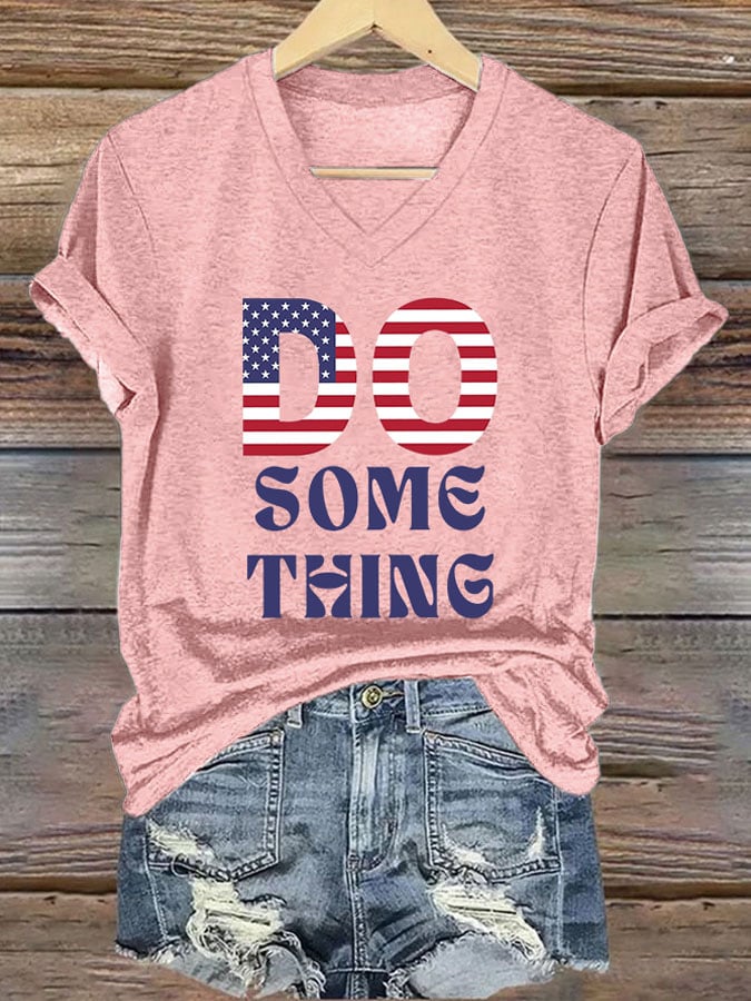 Women'S Do Something Printed T-Shirt