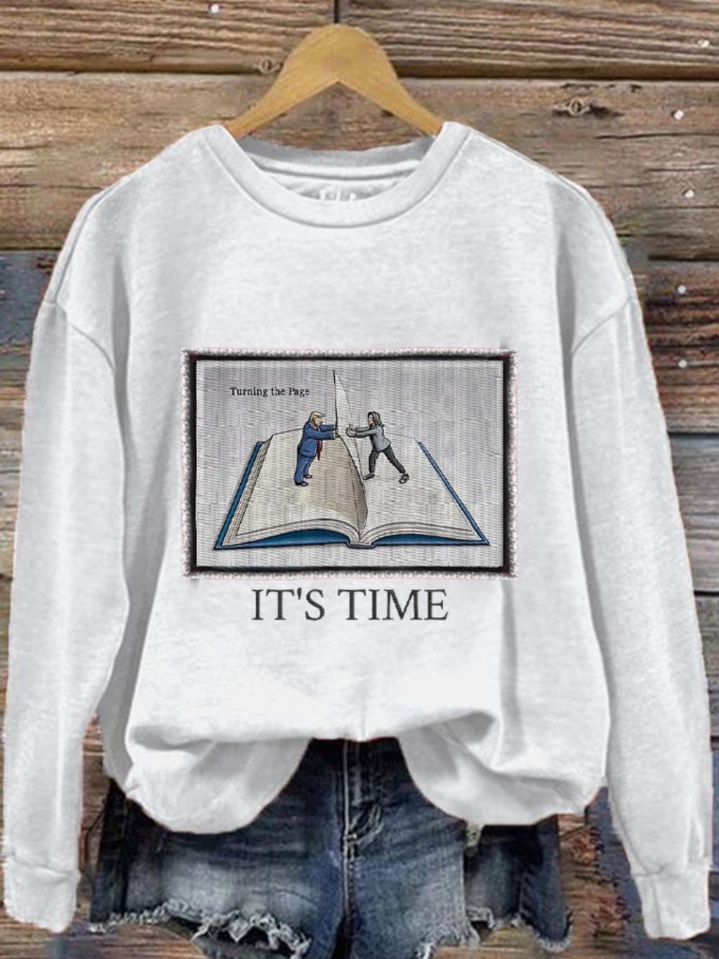 Women's It's Time Printed Sweatshirt