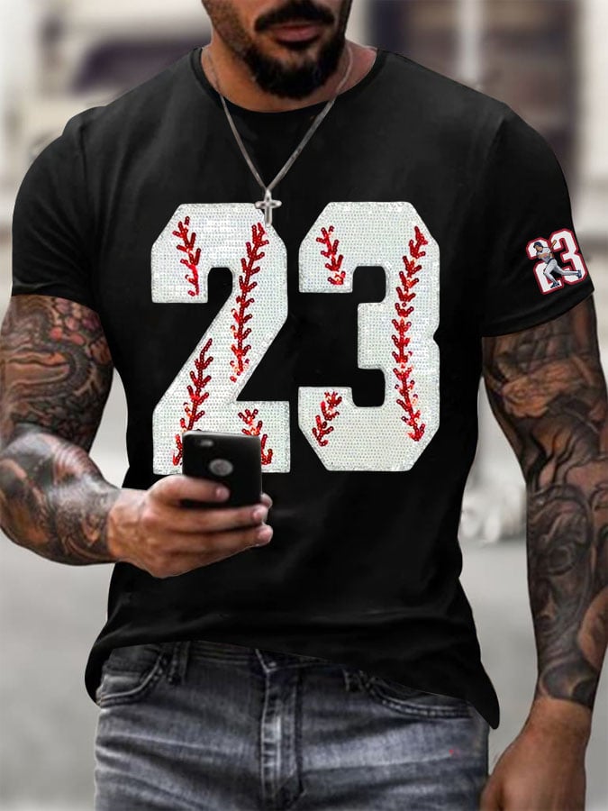 Men's RIP 23 Printed Round Neck T-Shirt