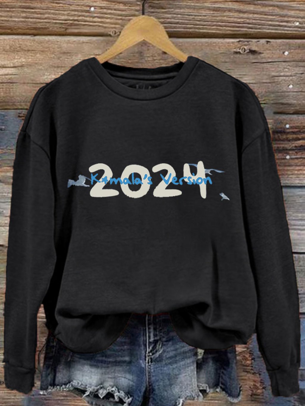 Women's Comma La's Version 2024 Printed Sweatshirt