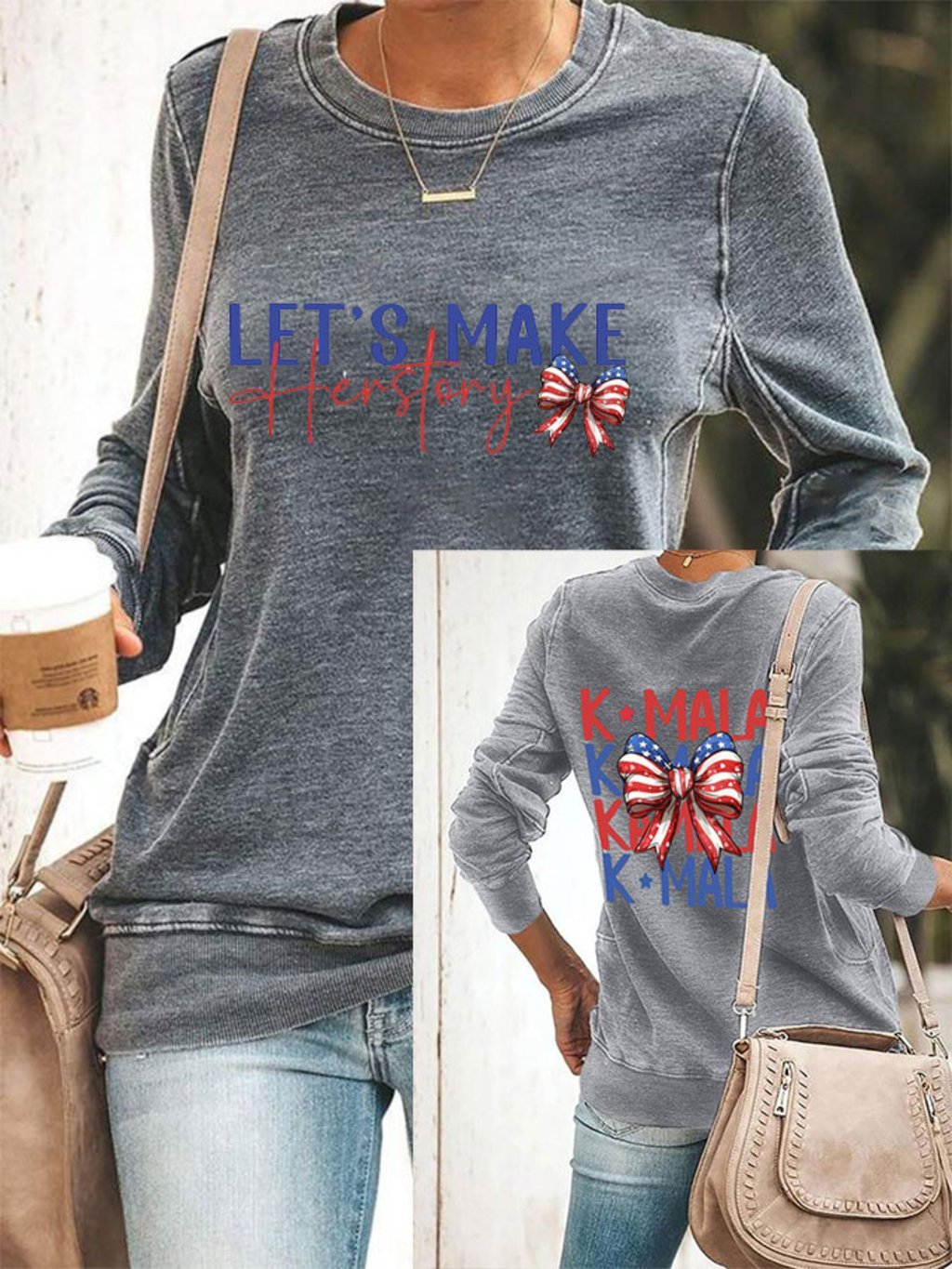 Women's Let's Make Herstory Printed Shirt