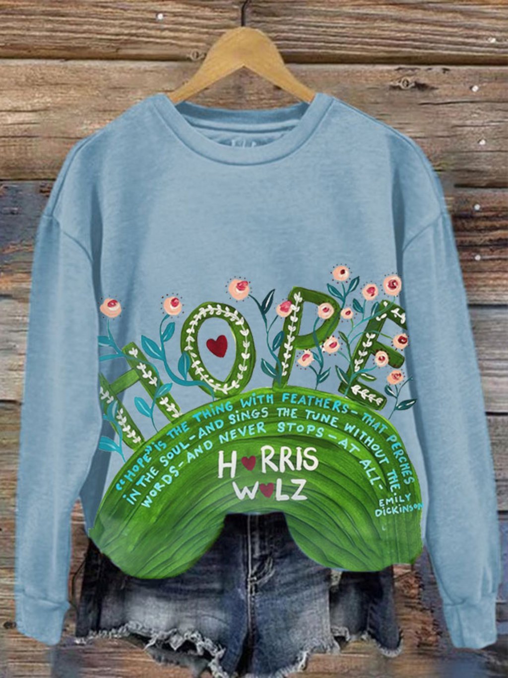 Women's Hope Printed Sweatshirt