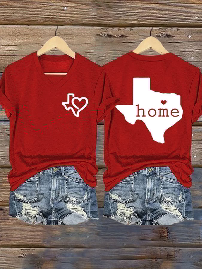 Women's Texas Strong Print T-shirt