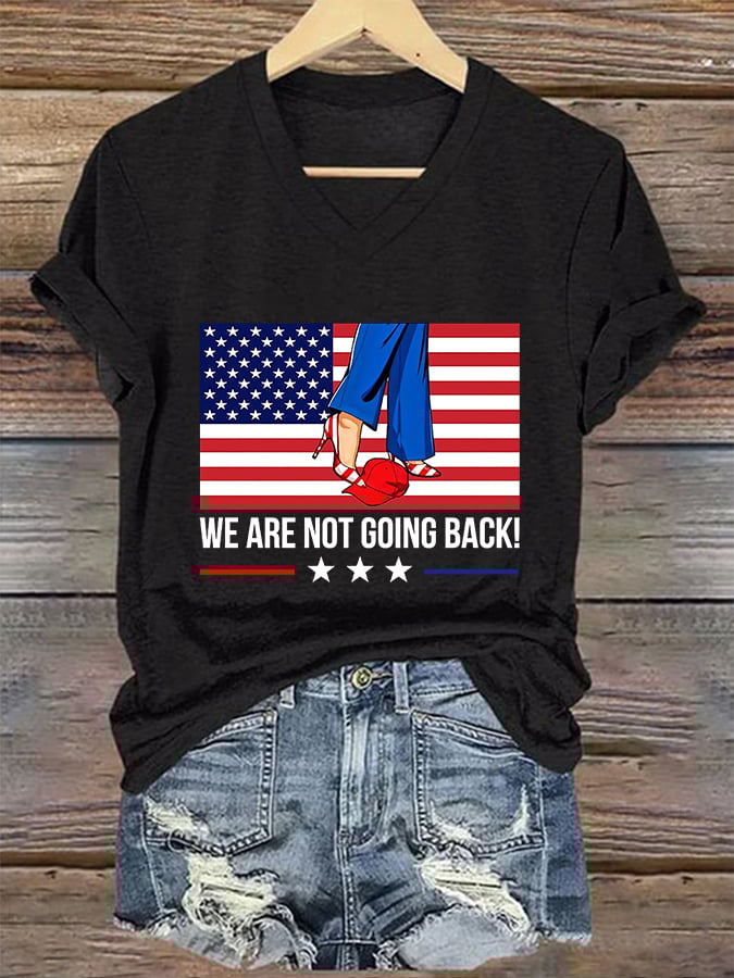Women's We're Not Going Back Print T-Shirt