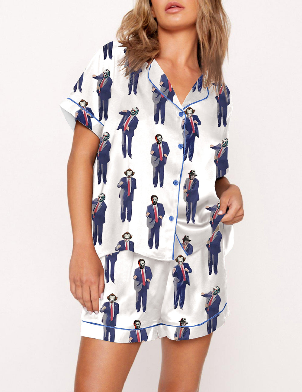 Women's Horror Movie Halloween Pajama Set