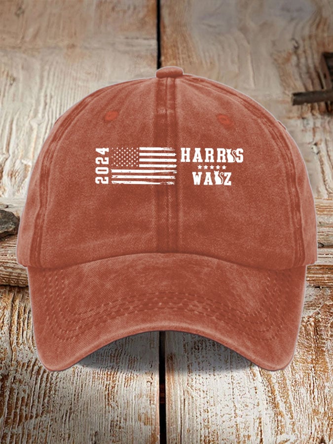 Unisex Harris Walz Print Print Baseball Cap