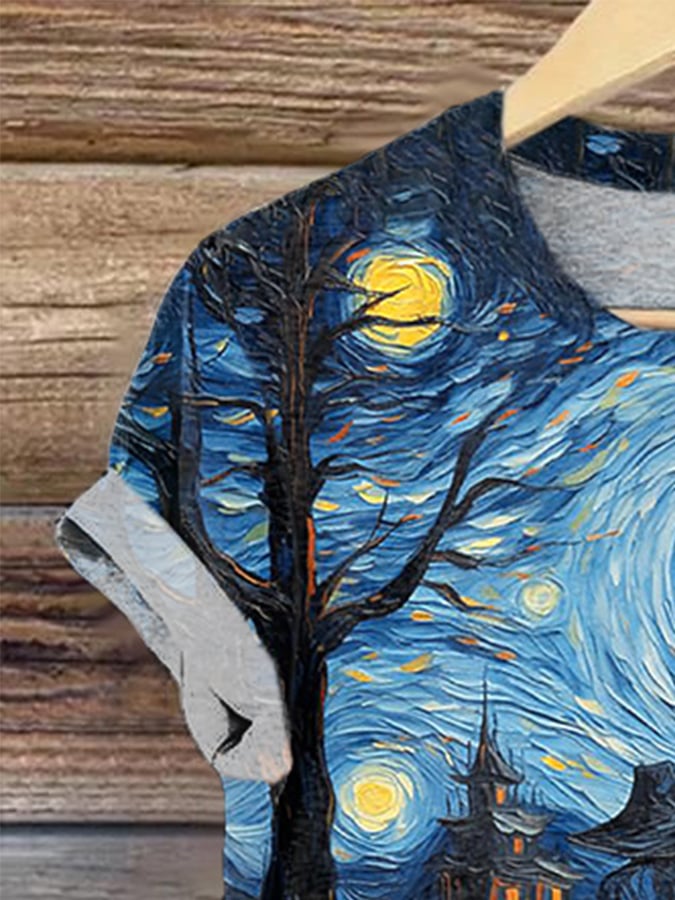 Women's Witch Print Shirt