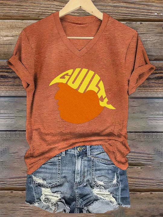 Women's Guilty Print T-Shirt