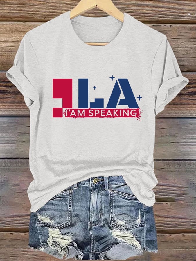 💙VOTE BLUE💙Women's La Printed Short-Sleeved T-Shirt