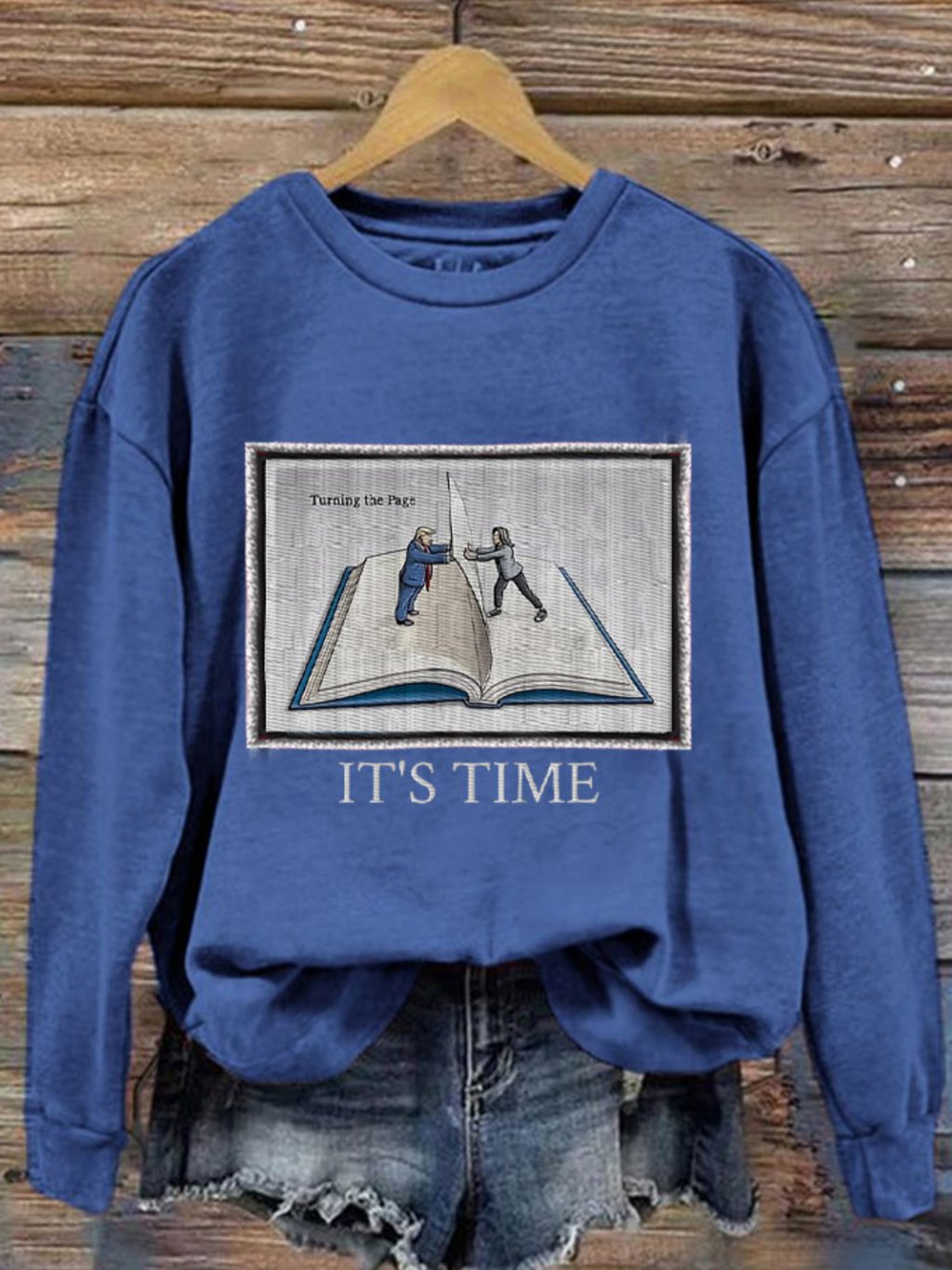 Women's It's Time Printed Sweatshirt