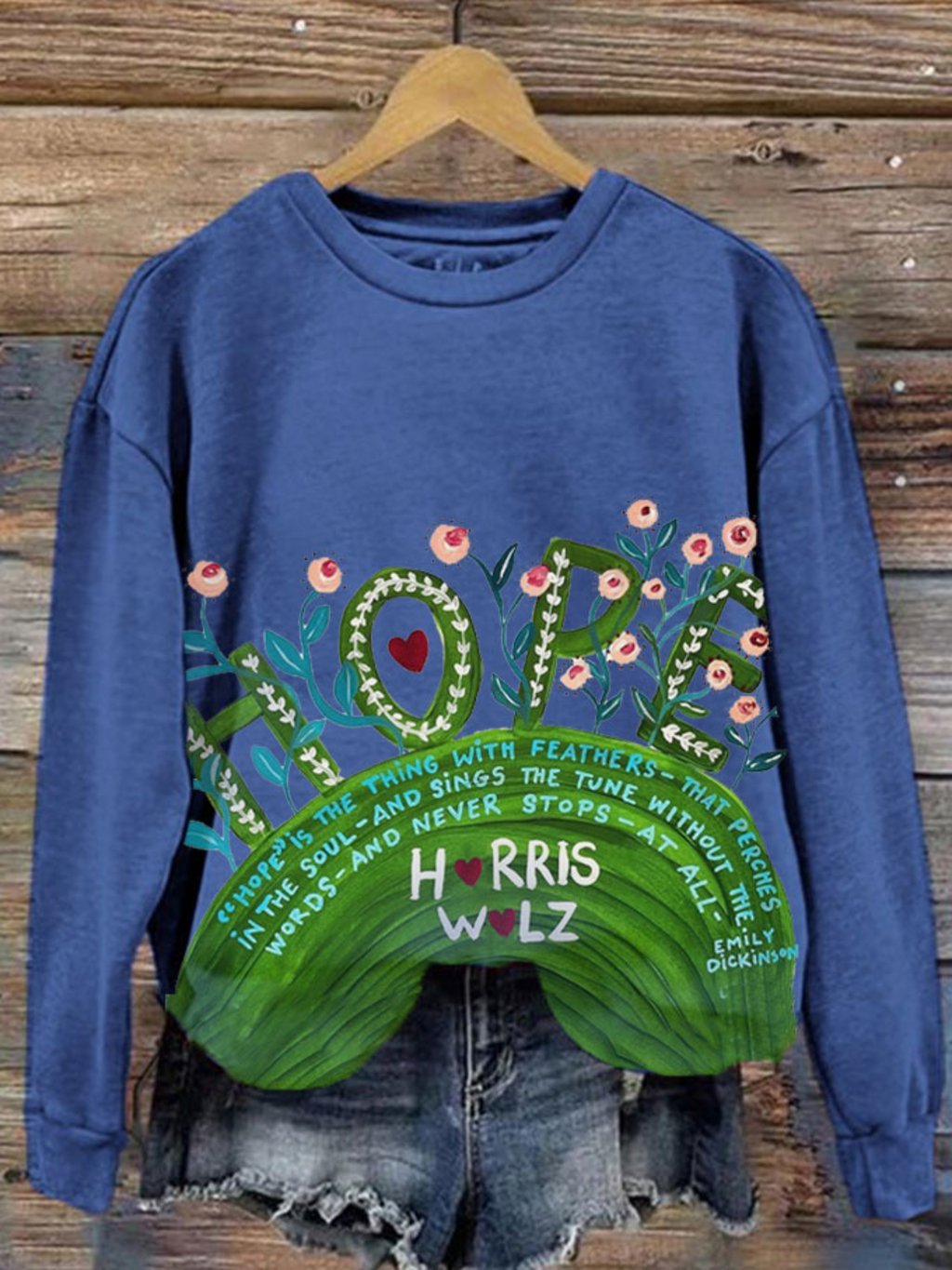 Women's Hope Printed Sweatshirt