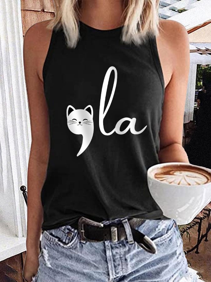 Women's "Childless Cat Lady La" Tank Top