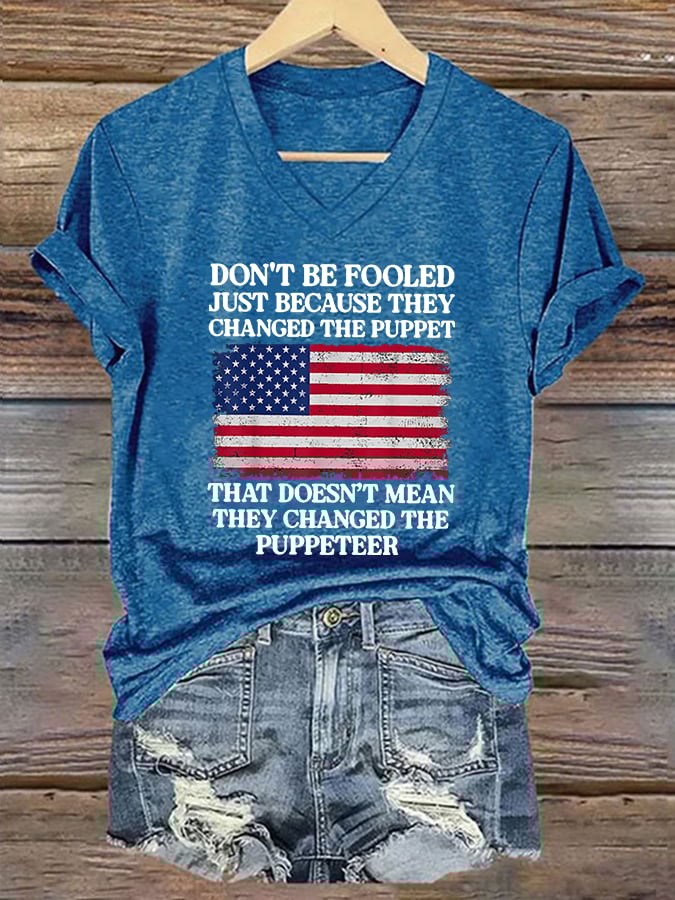 Women's Don't Be Fooled Just Because They Changed The Puppet Print T-Shirt