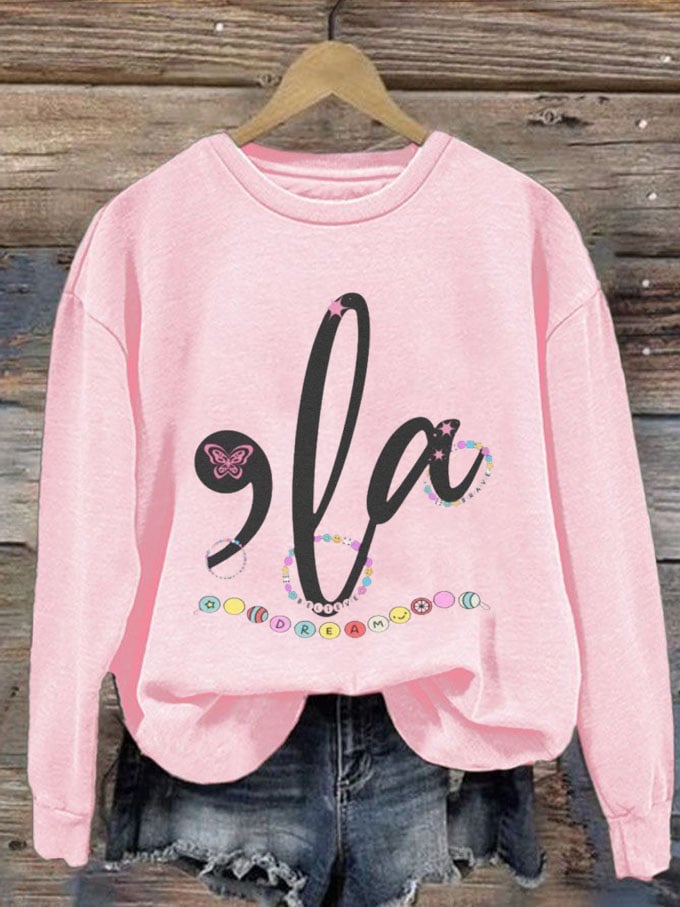 Women's Bracelets For La Printed Sweatshirt