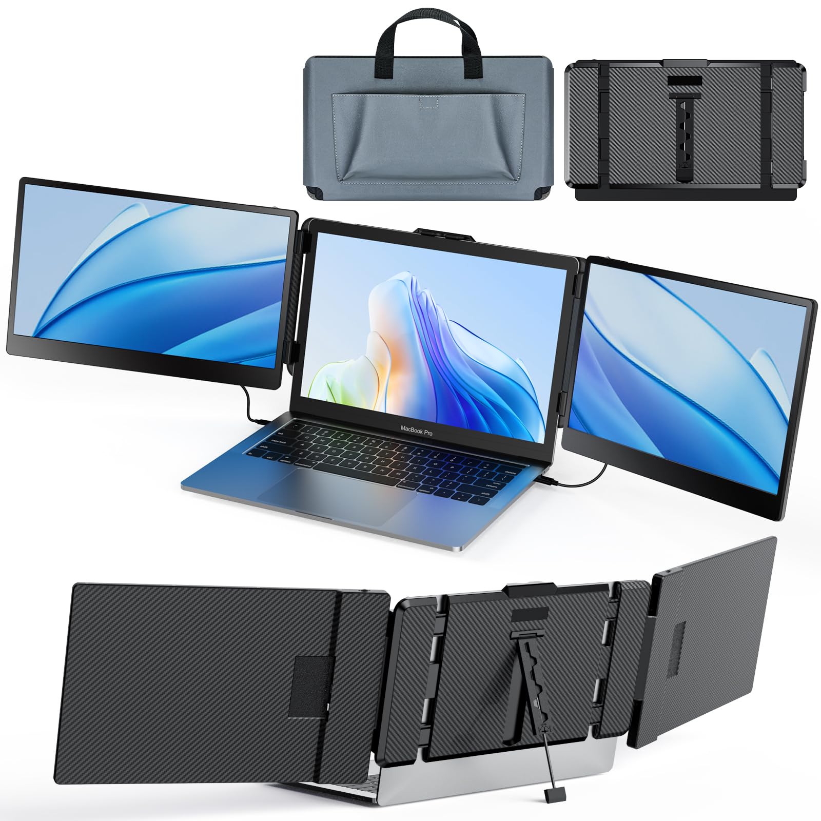 Triple Laptop Screen Extender 14'' S2
