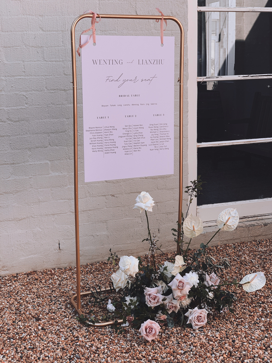 Welcome sign decoration Ground arrangement