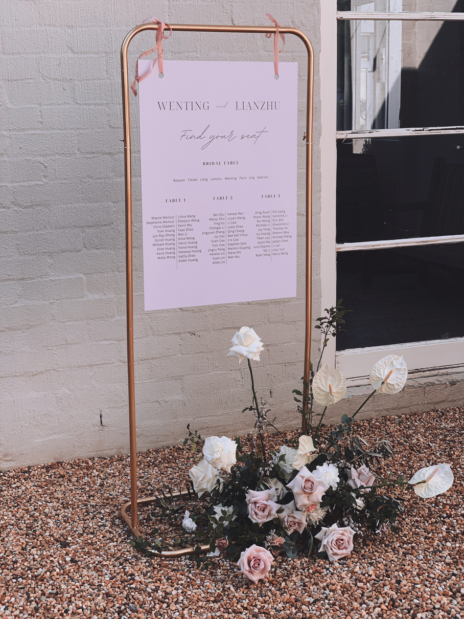 Welcome sign decoration Ground arrangement